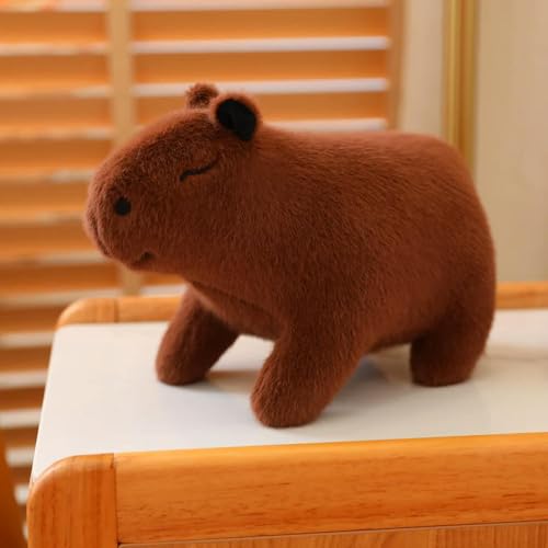 tYuNBd Weiche Capybara Plüschpuppe Kawaii Capybara Plüschtier Kinder Weihnachten Geburtstagsgeschenk Dekoration 36cm 2