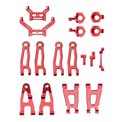 SOFORFREEM Upgrade Set aus Metall für SG 1603 SG 1604 SG1603 SG1604 UD1601 UD1602 1/16 RC Auto Zubehör, Rot