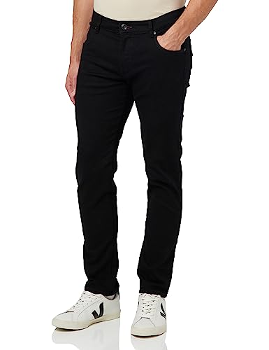 Bugatti Herren 3038D-76682 Loose Fit Jeans, Schwarz (Black 290), W36/L36