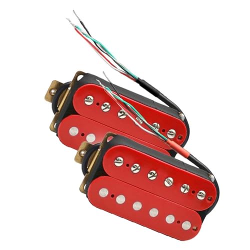 E-Gitarre Humbucker Pickup Coil Spliting Pickup 4 Leitungskabel Gitarrenteile Single-Coil-Tonabnehmer (Color : 8)