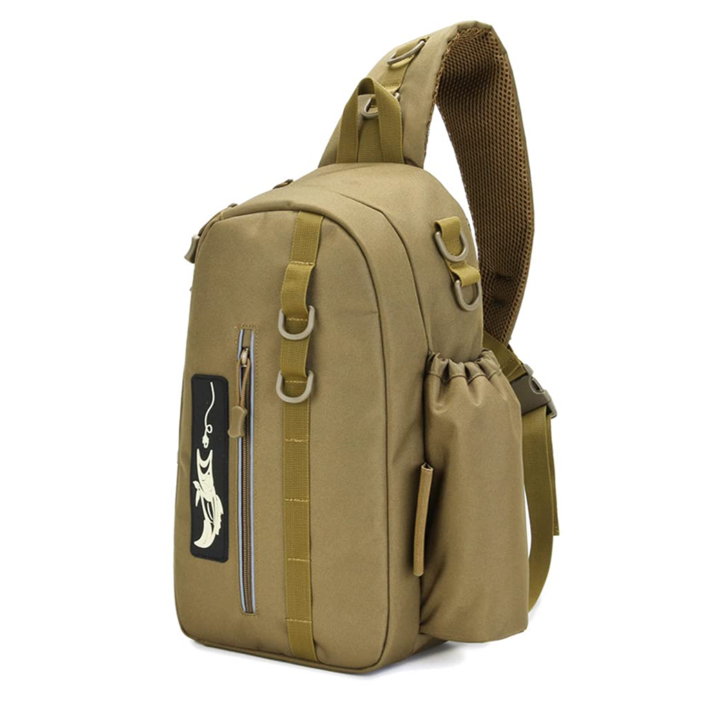 LIbgiubhy Angelköder Tasche Multifunktionale Angeltasche Einzelne Schulter Köder Rucksack Rollentasche Riemen Fischgerät Rucksack