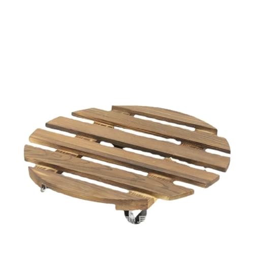 Pflanzenroller Universal Blumentopf Räder Runde Kunststoff Tablett Heavy Duty Blumentopf Rack Anlage Beweglichen Rollenden Topfpflanze Ständer Mit Rollen