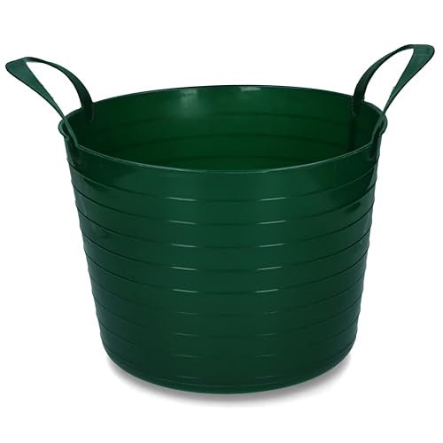 Vplast Pferd Zubehör Bucket V-Trug Flexi Green 40 L