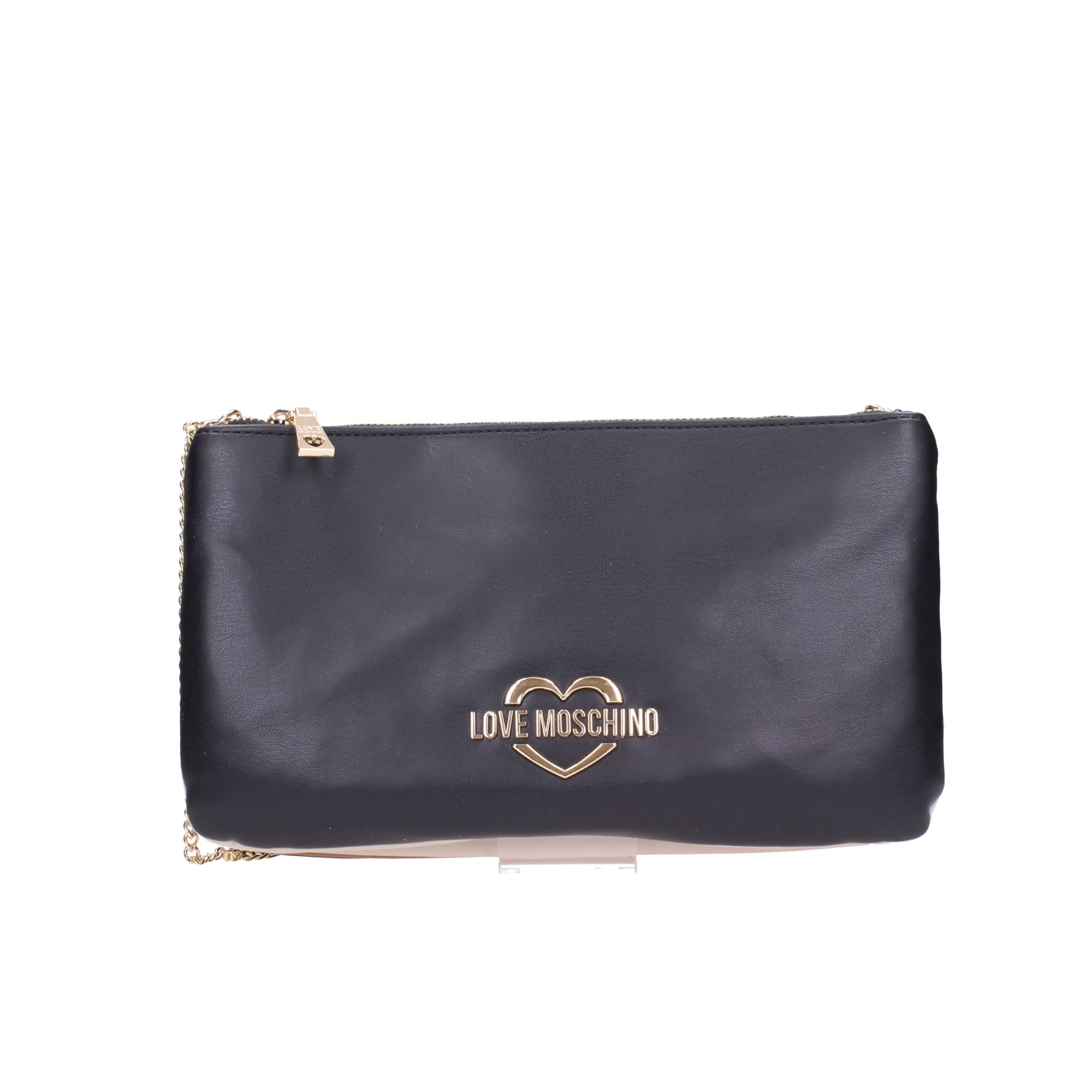 Love Moschino Damen Vorkollektion Schultertasche, Vor-Kollektion Herbst Winter 2021, Schwarz