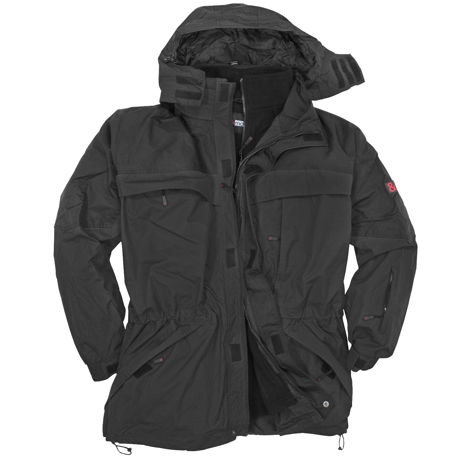 Marc & Mark 3in1 Jacke Davos Übergröße bis 10XL schwarz, Größe:10XL