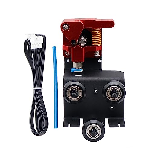 Qsvbeeqj Für Ender3 Gear Extruder Direct Upgrade ShortRange DoubleGear Extrusion Mit Riemenscheibenmotorkabel