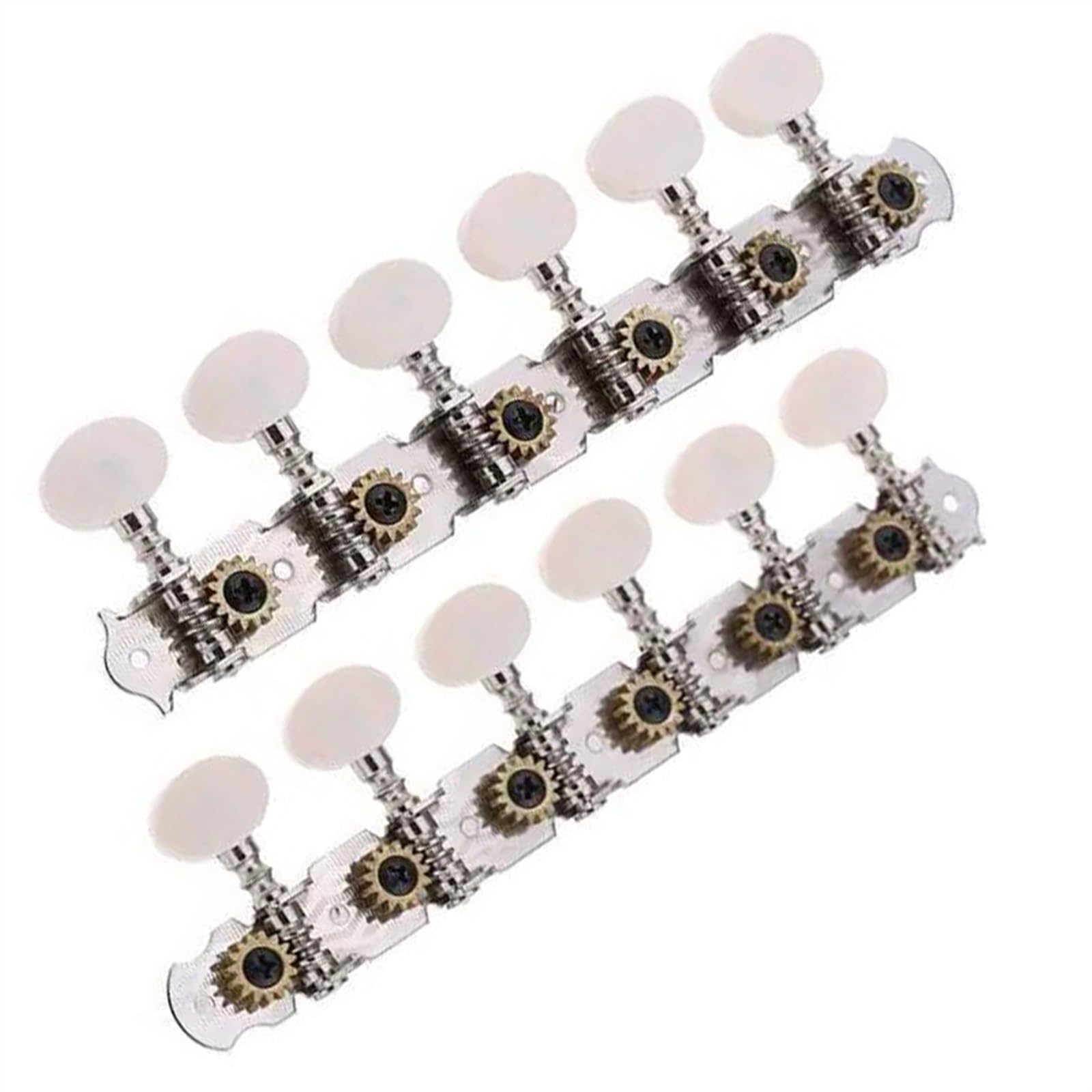 Strings Tuning Pegs Mechaniken Für Gitarre 6R6L Gitarren-Stimmschlüssel, Stimmkopf, 12-saitige Akustikgitarren-Saiten-Stimmtaste