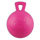 Horsemen's Pride Tug N Toss Jolly Ball Extra Large Pink Toy for Dogs Horses