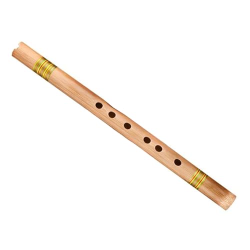 Bambusflöte Für Anfänger Exquisite 6-Loch-Bambusflöte und Holzblasinstrument mit buntem Baumwollseil (Color : C)