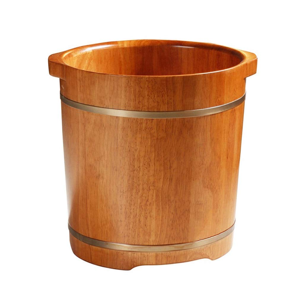 JHDDP3 Foot Bath Fussbadewanne Mit Massage Saunakübel Fußbadewanne,Fußbad Barrel,Großes Fußbecken,Fuß Eimer Begasung Barrel aus Holz,Fußpflege Pediküre (Size : C)