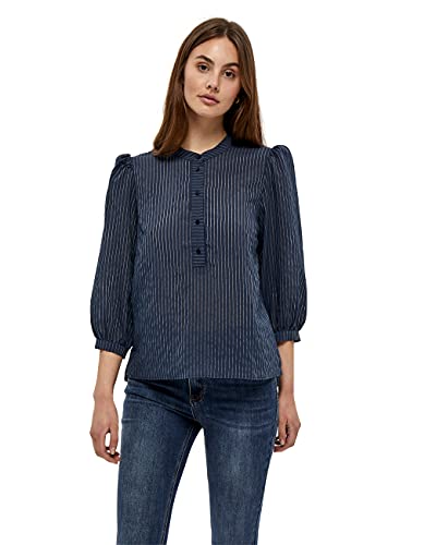 Peppercorn ,Women's ,Leila Blouse, 2991S D. BLUE ,M