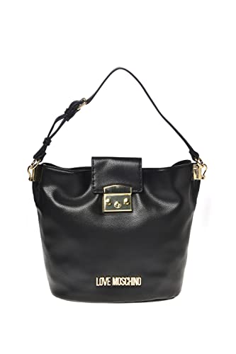 Love Moschino Damen Jc4352pp0fke000 Umhängetasche, Schwarz, Einheitsgröße