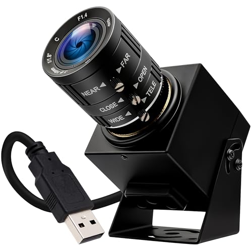 ELP 120fps USB Kamera 4K High Speed ​​USB Webcam Golfschwungkamera 12MP USB Kamera mit 3-Fach manuellem optischem Zoomobjektiv Lightburn USB-Kamera Plug and Play für Raspberry Pi Windows Linux Mac OS