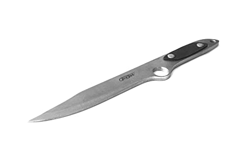 ACEJET SPINNING BOWIE Silver Hunter 13'' black grip - throwing knife