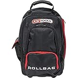 KS Tools SMARTBACKPACK 850.0334 Rucksack Teleskop-Trolley, Schwarz/Rot