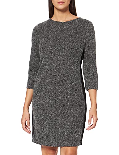 Cartoon Damen 8742/7127 Kleid, Schwarz (Black/Grey 9893), (Herstellergröße: 38)