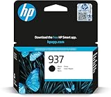 HP 937 (4S6W5NE) Schwarz Original Druckerpatrone, für OfficeJet Pro 9720e; 9730e All-in-One Großformatdrucker; HP OfficeJet Pro 91xx Drucker