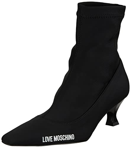 Love Moschino Damen Scarpad.rocchetto50 Lycra Stiefelette, Schwarz, 41 EU