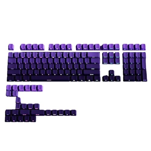 Haztholf Gradient Double Coup Lila PBT Keycap Backlit Keycap 130 Key Full Keycaps Set für mechanische Tastatur