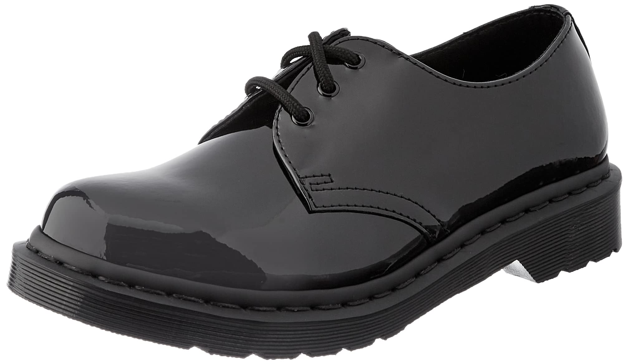 Dr. Martens 3 Eye Shoe Oxford, Black Patent Lamper, 39 EU