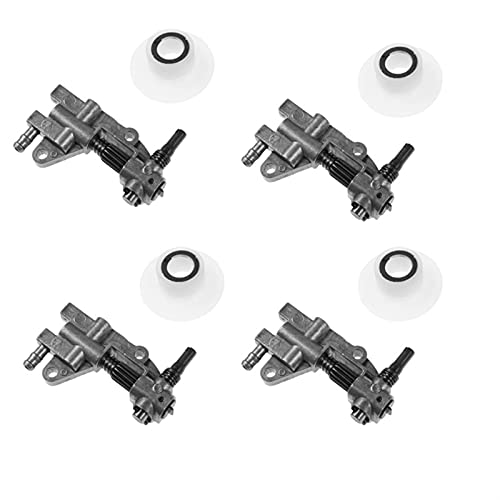 DOFABI 4set Stick Kettensäge Ölpumpe Mit Getriebe Wurm Set 4500 5200 5800 45CC 52CC 58CC Kettensäge Teile Garten Werkzeug Teile Kettensägen-Ölpumpenbaugruppe