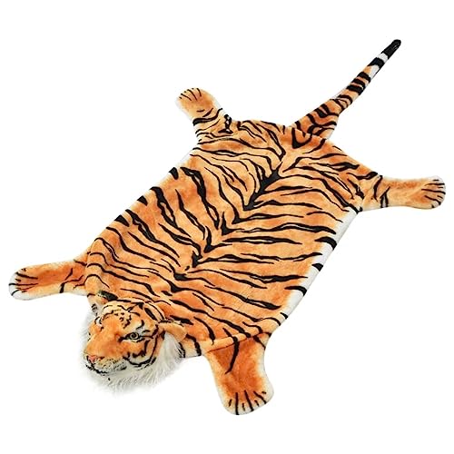 csderty Dieser Artikel- Tiger Teppich Plüsch 144 cm Braun-Nice