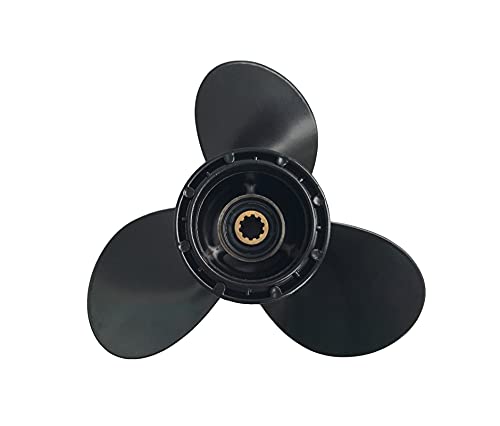 Jodriva 9 1/4x9 Forc 9 1/4 X9 9-15HP, for Johnson Aluminium Propeller Außenbordmotoren Marine Propeller Bootspropeller