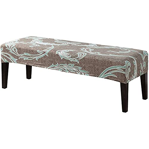 JHLD Gedruckt Universal-Bezug Für Esszimmer-Bank, Stretch Dining Bench Cover Für Esszimmer Elastische Bezug Für Esszimmerstuhl Stuhlhussen Abnehmbare Waschbar Für Wohnzimmer-T-Groß