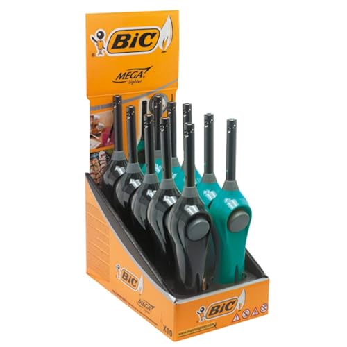 10 BARBECUE GASANZÜNDER BIC MEGALIGHTER