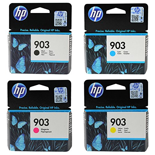 HP 903 Schwarz/ Cyan/ Magenta/ Gelb Original Druckerpatronen für HP Officejet, HP Officejet Pro