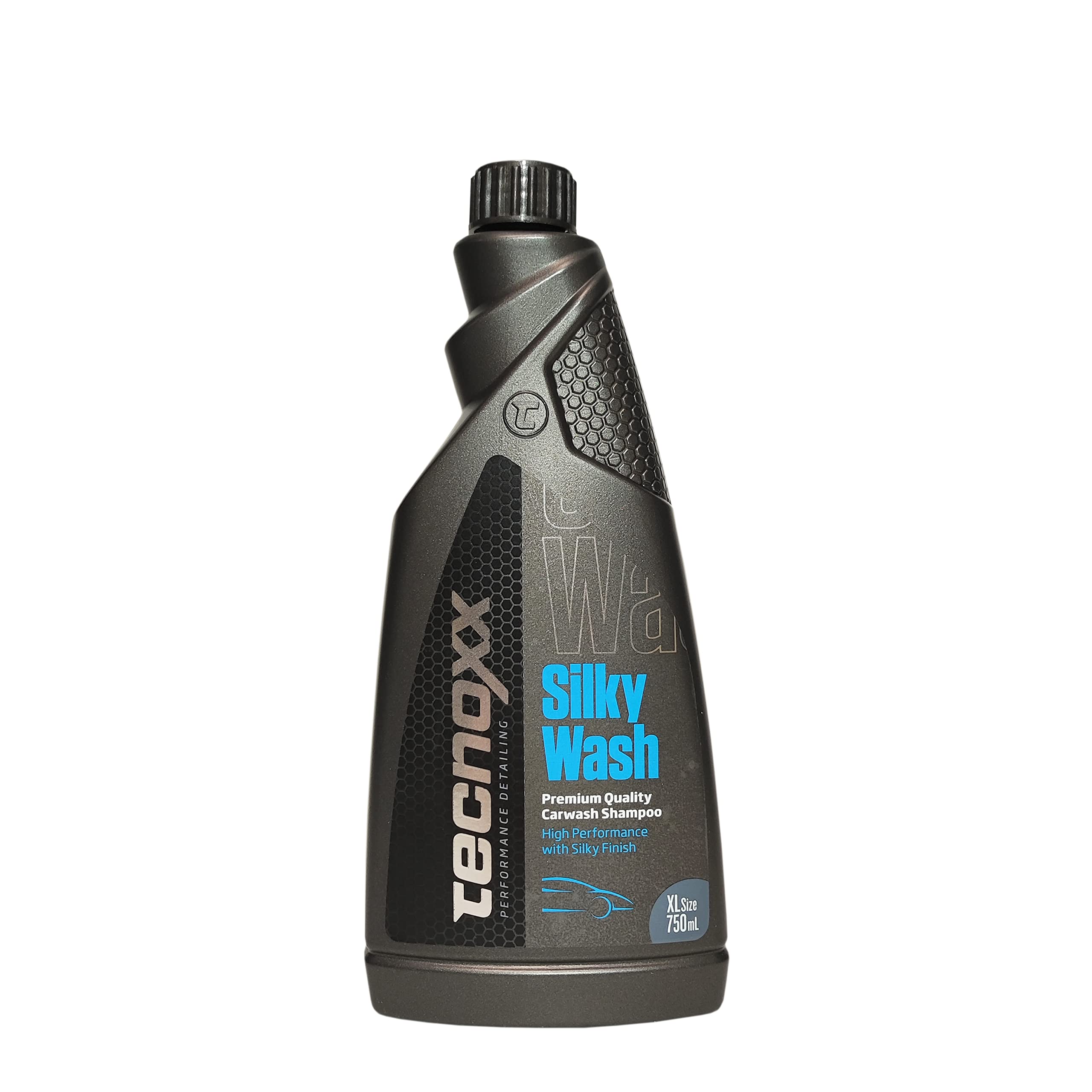 Tecnoxx – Silky Wash Shampoo konzentriert Ultra Aktiv für die Reinigung von Fahrzeugen,Motorädern und Fahrrädern 750 mL Behälter XL