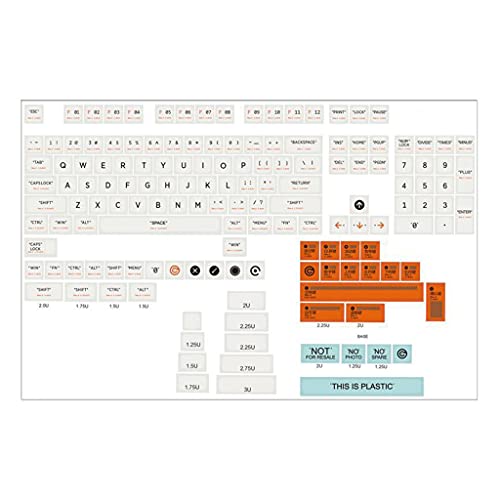 Keycap PBT Standard-Tastenkappe, Sublimationsdruck, 150 Tasten, XDA-Profil für mechanische Tastatur, GK61, 64, 68, 96, 150 Tasten