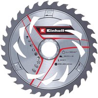 kwb by Einhell HM-Sägeblatt Handkreissägen-Zubehör (Ø 190 x 30 mm, 30 Zähne, High-Speed Sägeblatt, ideal für den Einsatz mit Akku-Geräten)