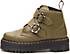 Dr. Martens, Schnallen-Boot Devon Flwr in khaki, Boots für Damen 3