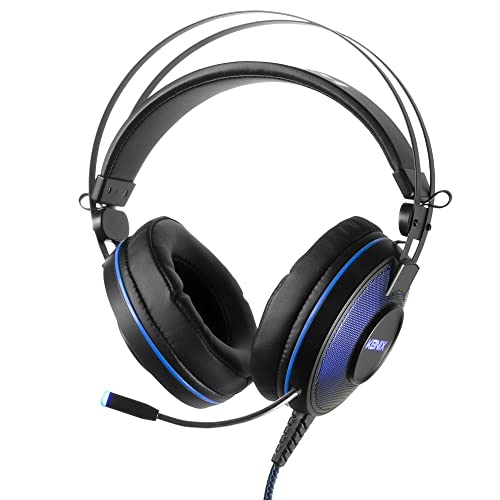 Konix PS-700 Gaming Headset USB schnurgebunden Over Ear Schwarz, Blau