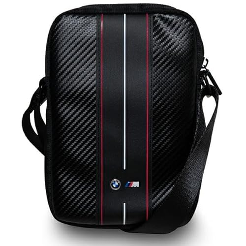 CG MOBILE BMW Tasche BMTB8COMSCAKR 8" Schwarz Carbon Red Stripes