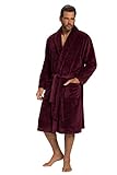 JP 1880 Herren große Größen Übergrößen Menswear L-8XL Bademantel, Homewear, Mikrofaser, Bindegürtel, bis 8XL aubergine 5XL 701445540-5XL