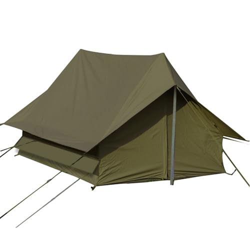 Outdoor-Camping-Retro-Zelt, Ridge-Zelt, selbstfahrende Tour, Camping, regenfest, für 2 Personen, einfach aufzubauen, für Rucksackreisen im Freien