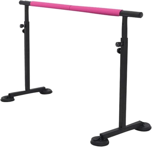 Freistehende Ausrüstung, Barre-Stange, Ballettstange für Zuhause oder Studio, höhenverstellbar 84–120 cm, Dae Fitness Bars Room Home Fitness, Schwarz