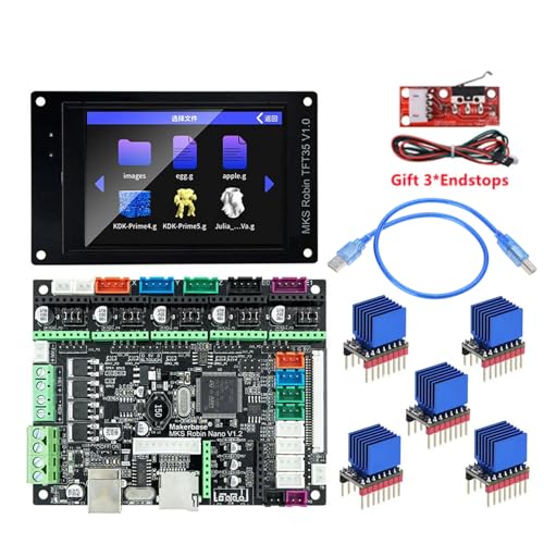 Aurgiarme Robin Für V1.2 32Bit Steuerplatine 3D Druckerteile Mit TFT35 Für Drucker Controller WiFi Druck TFT Bildschirm Mit Touch – 3D Druckerteile – Robin V1.2-Steuerung