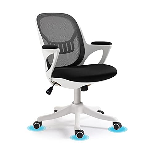 Bürostühle für Zuhause Bürostühle Ergonomischer Computerstuhl Schreibtischstuhl mit mittelhoher Rückenlehne und Netzgewebe, Lordosenstütze, verstellbarer Executive-Drehstuhl, Schreibtischstuhl für