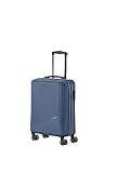 travelite 4-Rad Handgepäck Koffer klein 37 Liter, Gepäck Serie BALI: ABS Hartschalen Trolley erfüllt IATA-Bordgepäckmaß, 55 cm