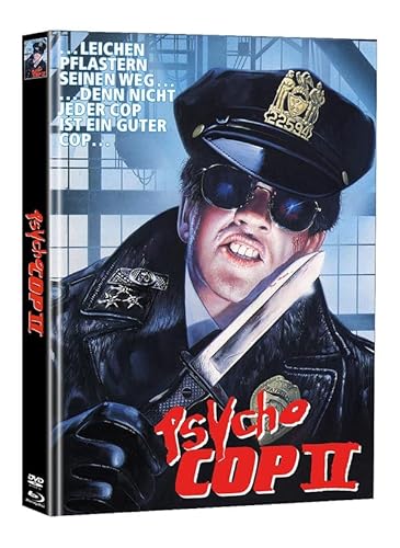 Psycho Cop 2 - Mediabook - Cover A - Super Spooky Stories - Limited-Edition auf 111 Stück (Blu-ray) (+ DVD)