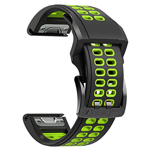 NEYENS 22 mm Silikon-Uhrenarmband für Garmin Fenix 7 6 5 Armband Forerunner 935 945 Uhrenarmband Fenix6 Pro Fenix5 Plus Gürtel, For Fenix 7, Achat