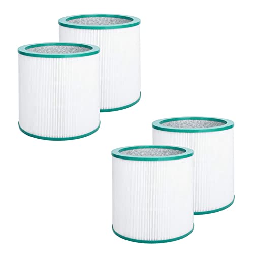 Ranber 4 Packungen HEPA-Ersatzfilter für TP00 TP02 TP03 AM11 Turmreiniger Pure Cool Link, Teil 968126-03 Ersetzen