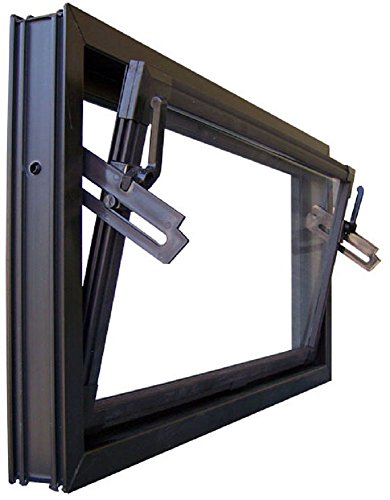 Kippfenster braun 100 x 50 cm Isolierglas