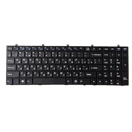 HDKEAN Original US-Layout Englische Tastatur ohne Rahmen/Hintergrundbeleuchtung für W370ET W350ET W370SK W350ST W355ST W370ST Schwarz