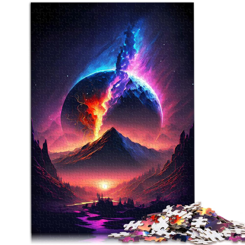 Puzzle, Lernspiele, Fantasie-Sternenhimmel, Puzzle 1000 Teile, Holzpuzzle, jedes Teil ist einzigartig – anspruchsvolles, unterhaltsames Familienspiel, 1000 Teile (50 x 75 cm)