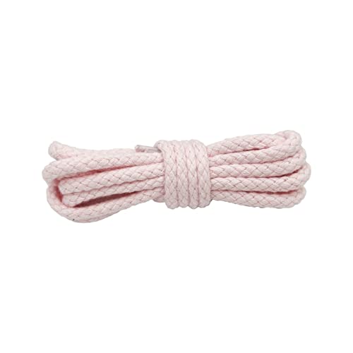 RybdaFDc Schnürsenkel, Schnürsenkel-Dekorationszubehör, geeignet for Brettschuhe, runde Schnürsenkel, Schuhseil(Pink,120cm)