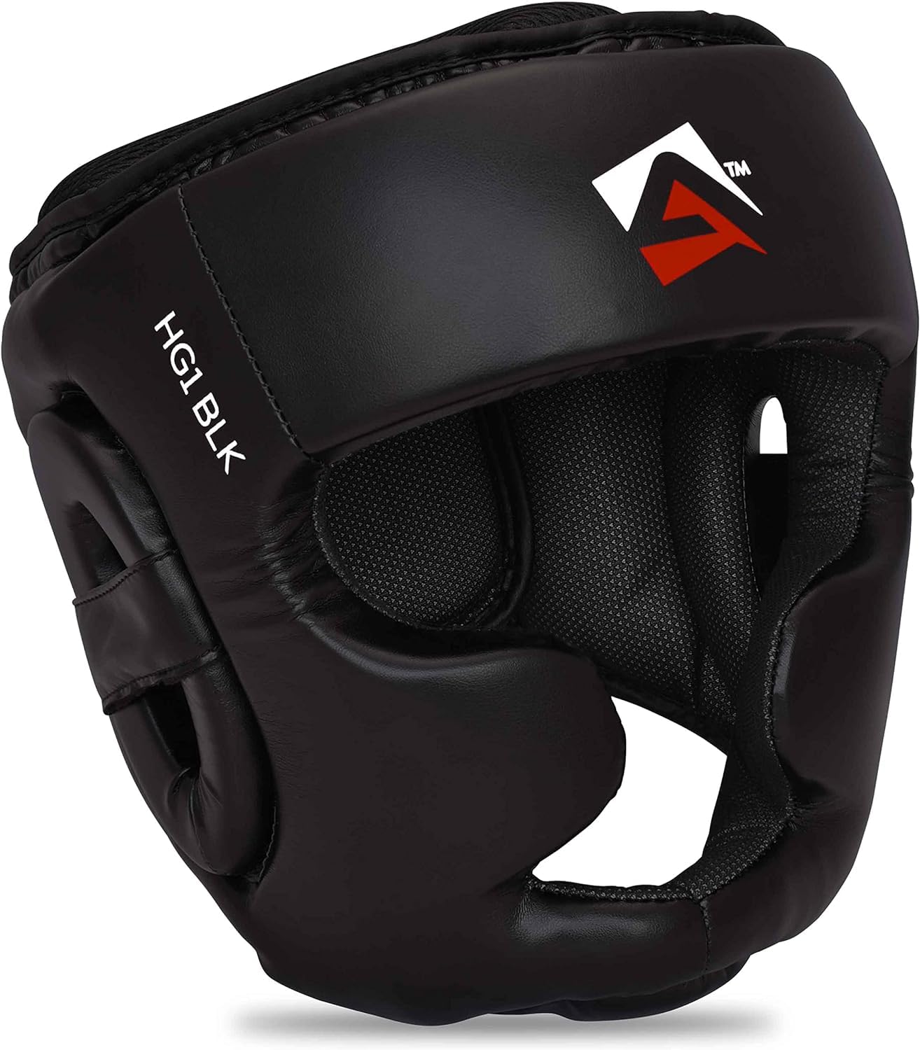 AQF Kopfschutz Boxen, Boxing Gesichtsschutz, MMA Kickboxen Kampfsport Helm, Muay Thai Schutzhelm, Box Training Headgear Schoner, Boxhelm Für Taekwondo, Sparring Karate, Schwarz Head Guard (S)